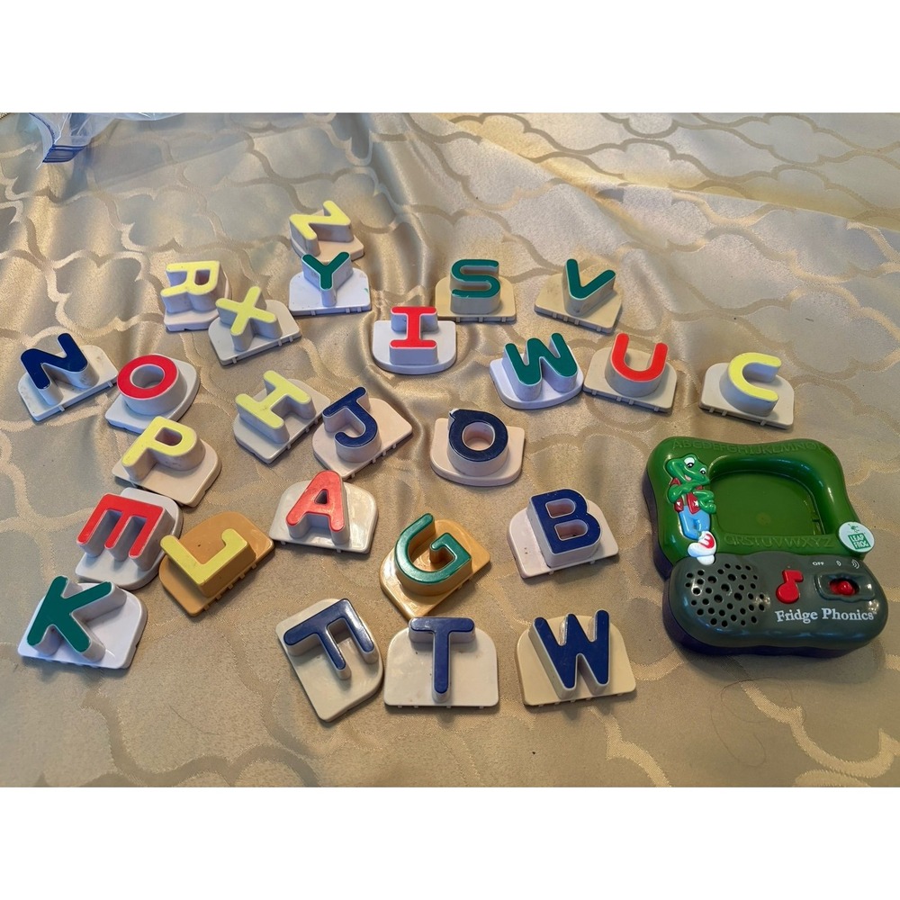 LeapFrog Fridge Phonics Magnetic Letter Player base Tested Works Letters Lot